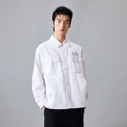 JACK&JONES 杰克琼斯 Jack Jones 杰克琼斯 NBA联名 雄鹿队印花夹克 222421018