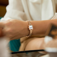 a.b.art 爱彼雅 女士复古小方表 GA18-027-7S 18mm