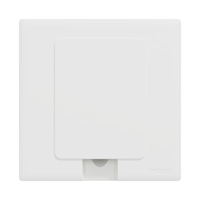 施耐德电气 嵌入式插座 可调节冰箱隐藏 内嵌插座 皓晞系列 清雅白色10A五孔