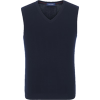 雅戈尔(YOUNGOR)毛衫背心男罗纹领可机洗全羊毛精纺羊毛改善抗起球抗静电性能 藏青 XL 110c 110cm