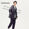 Meters bonwe 美特斯邦威 男士复刻菱形连帽宽松拼接夹克