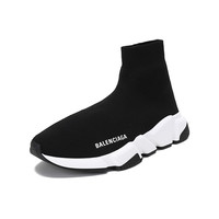 移动端：BALENCIAGA 巴黎世家 中古全新未使用巴黎世家女士织物Speed袜套式运动鞋休闲