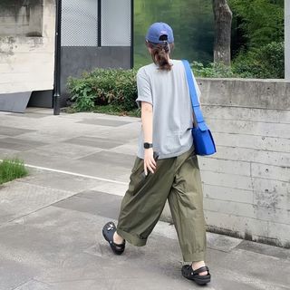 AWT明星同款洞洞鞋女夏季防滑软底包头平底沙滩鞋大码外穿凉鞋女