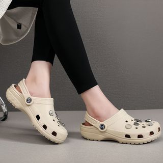 AWT明星同款洞洞鞋女夏季防滑软底包头平底沙滩鞋大码外穿凉鞋女
