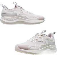 XTEP特步女鞋年春季跑鞋休闲鞋轻便减震运动鞋女跑步鞋 帆白/浅麻灰 35