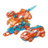 奥迪双钻 量子战队爆裂飞车套装空翻变形玩具车儿童男孩 迅龙战车