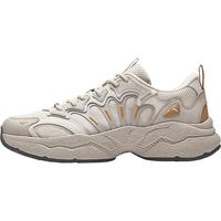 安踏陨石3丨林孝埈同款复古老爹鞋男鞋厚底休闲鞋软底运动鞋112538851 泥沙灰/铁人灰/浅棕-6 42 (男8.5)