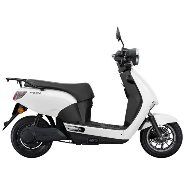 五羊・本田 五羊-本田电动摩托车e-POP长续航电动车1200W高速铅酸电池72V20Ah外卖上班代步电瓶车塔夫绸白套装