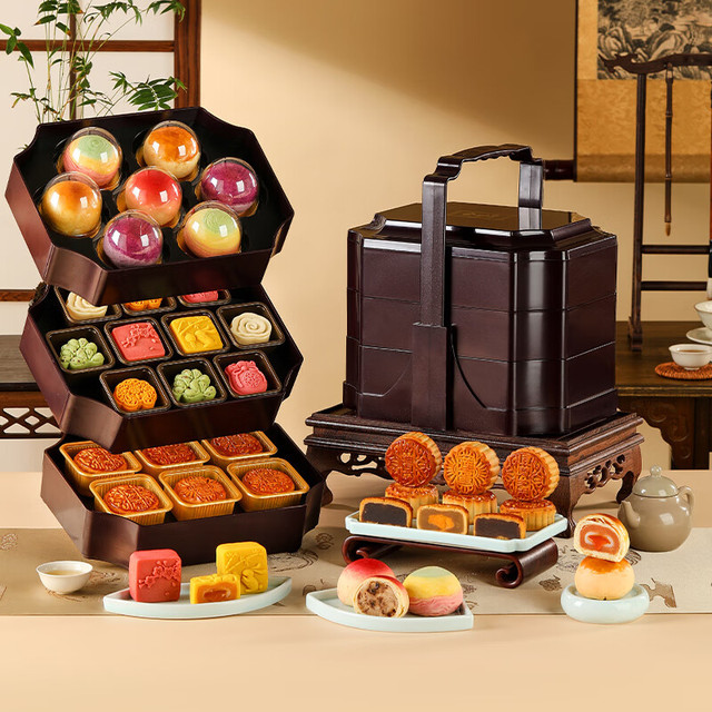 元素温度 ELEMENT TEMPERATURE 金炉子月饼礼盒 1169g 23枚