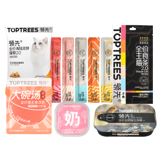 PLUS会员、今日必买：领先 猫包湿粮零食猫饭猫粮汤包餐盒猫条猫罐头315g