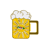 1200冰箱贴创意开瓶器啤酒珠江饮胜磁贴开瓶器文创旋转冰箱贴磁贴 开瓶器冰箱贴