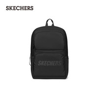 斯凯奇（Skechers）双肩包男女简约双肩背包电脑包运动休闲包 L320U196 0018/碳黑 99