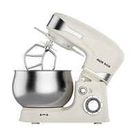 奥克斯（AUX）厨师机家用和面机多功能揉面机打蛋器5L奶油机1200W全自动搅拌料理机奶油白SC-226