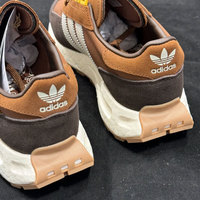 adidas 阿迪达斯 三叶草男鞋2025秋季新款RETROPY E5运动鞋女子复古休闲缓震跑步鞋 JQ0006棕色 41 (255mm)