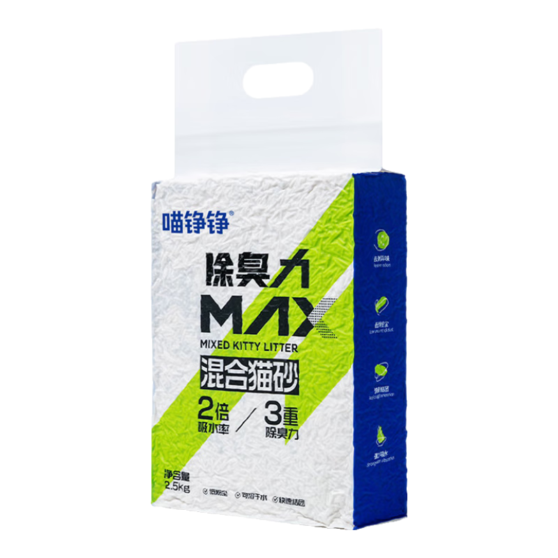  喵铮铮 3重除臭力 豆腐猫砂