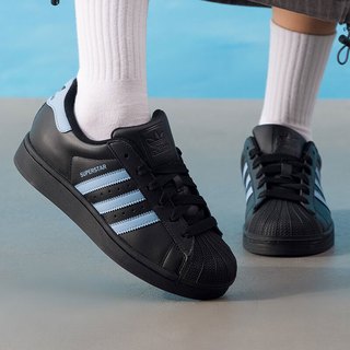 adidas阿迪达斯三叶草男女SUPERSTAR II贝壳头板鞋运动鞋JS1338 JQ3222 43