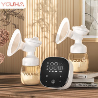 国家补贴：优合 YOUHA 双边电动吸奶器  双阀自动无痛静音 S1旗舰店款 PP奶瓶