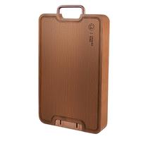 炊大皇乌檀木菜板防霉抗菌家用实木砧板切菜板厨房案板毡粘板 【1-2人】黑金檀木-30*20*2.5cm