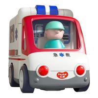 汇乐玩具 HUILE TOYS）早教救护车消防车工程车儿童玩具车早教益智玩具男女孩 早教救护车