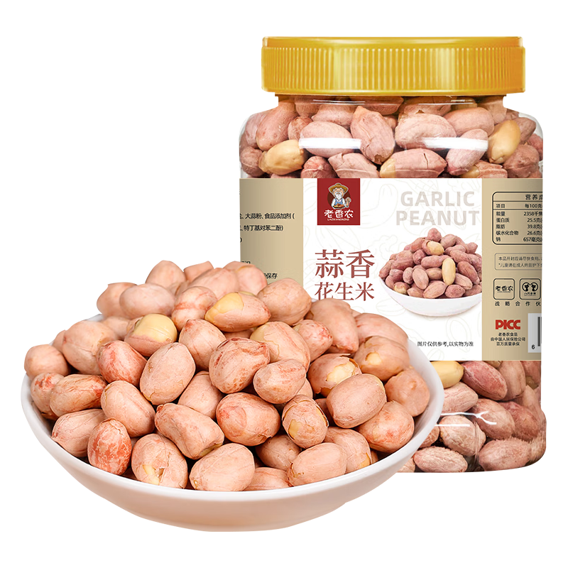  老香农 酥脆可口 蒜香花生米