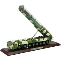 terebo特尔博 1：72东风41模型洲际弹道导弹发射车合金仿真 退伍纪念品 阅兵版（铝箱）