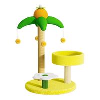 猫爬架猫窝猫树一体猫爬柱家用小型不占地猫架子剑麻猫咪玩具用品