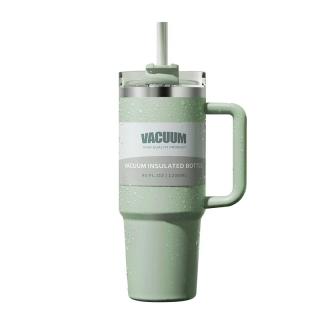 ROYALLOCKE 冰霸杯 咖啡杯保温杯保冷吸管 1200ML 白/黑/粉/蓝/紫