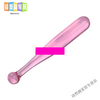 妙普乐 2025高硼硅玻璃实心擀面杖透明圆头棒球棒棍圆润光滑细腻无毛 透明C 2.2直径/头3.1/cm