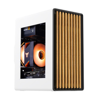 玩嘉 风琴黑色电脑机箱台式机matx小机箱 玻璃侧透/支持240水冷/背线/USB3.0/独立电源仓/防尘易清洗 工匠3白色(MATX主板)