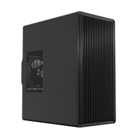 玩嘉 风琴黑色电脑机箱台式机matx小机箱 玻璃侧透/支持240水冷/背线/USB3.0/独立电源仓/防尘易清洗 工匠1 黑色(MATX主板)