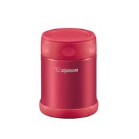 象印（ZO JIRUSHI）保温保冷杯 350ml不锈钢真空闷烧壶便当饭盒 SW-EAE35-PJ（酒红色）