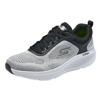 斯凯奇Skechers男士绑带轻量缓震跑步鞋220333 灰色/黑色/GYBK(男) 41