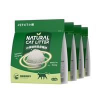 PETKIT小佩【下拉领券】植物木薯猫砂 混合猫砂强吸水不粘底除臭不可冲厕所 植物猫砂2.4kg*4包