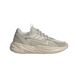 adidas 「波波鞋」OZWAVE休闲厚底增高老爹鞋男女阿迪达斯轻运动   卡其色/灰棕色/银色
