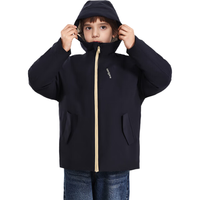 NAVIGARE意大利小帆船童装儿童外套三合一男童绗棉三防外套女童保暖冬装 冰雪世界深蓝 165