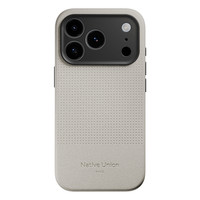 Native Union苹果17皮质手机壳适用iPhone17/16 ProMax皮革保护套防摔超薄全包硬壳MagSafe磁吸款防弯带挂绳 【砂岩白】手机壳