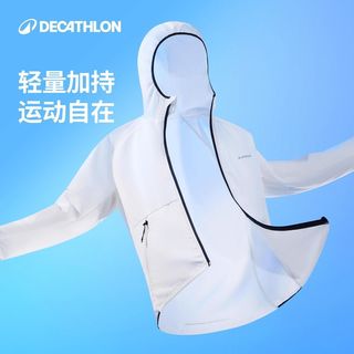  DECATHLON/迪卡侬 防风透气 男士跑步外套  烟熏黑，米白，墨青色 2XL，S，M，L，XL