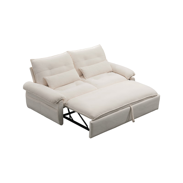 芝华仕 可拆洗 沙发床  1.96m-白-可调节+全拆洗-猫抓布