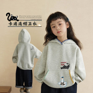 小猪班纳 儿童连帽卫衣秋装