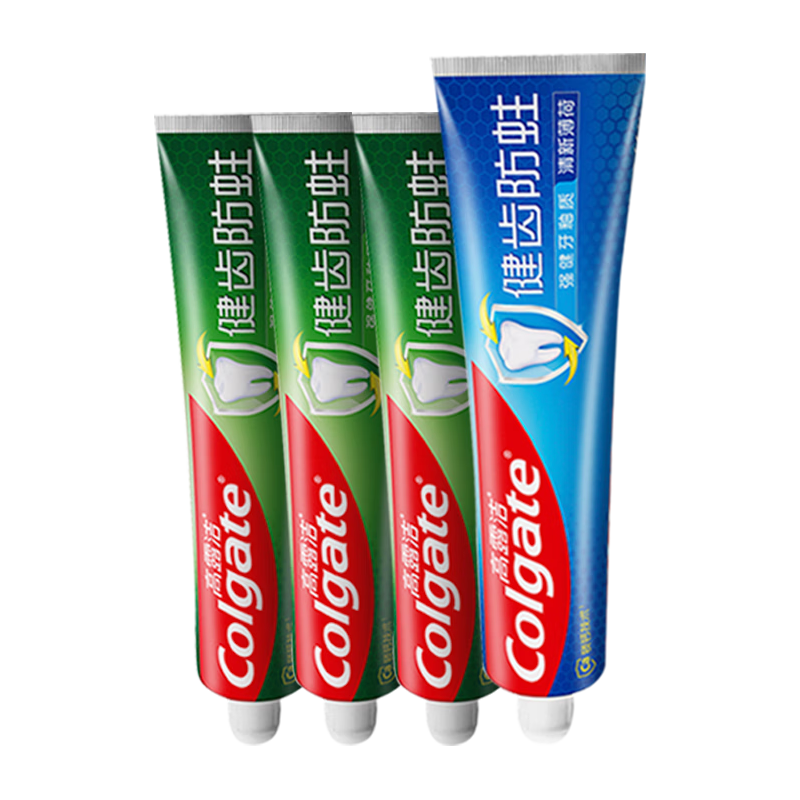  Colgate/高露洁 全面防蛀 牙膏  90g*3支+250g*1支 超爽薄荷