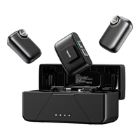 南卡NANK南卡Qmic纽扣无线麦克风夹领式直播降噪领夹收音麦 黑色