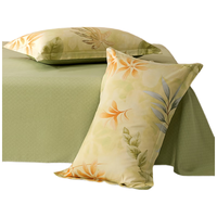 百丽丝水星家纺枕头套单件 全棉枕套枕巾纯棉枕头罩枕套一对48x74cm 青雨凌歌