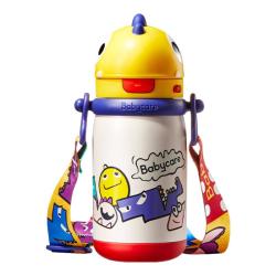 babycare bc babycare 儿童保温杯 背带款-450ml-古金黄