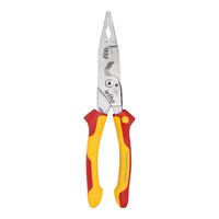 德国德国威汉 wiha8合1多功能电工钳尖嘴剥线钳剪线钳VDE绝缘钳子 45489