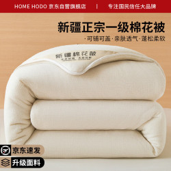Hodo Men 红豆男装 红豆抗菌棉被棉花被子秋冬被芯1.5*2米3斤