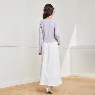 爱依服 2025秋季法式温柔浪漫小女人气质百搭两件套上衣