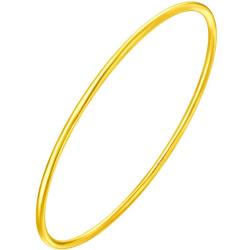 周大福 EOF355 素圈足金手镯 5.6cm 9.85g