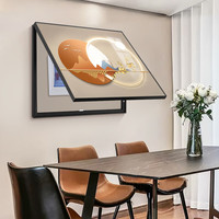 集简季 轻奢电表箱装饰画现代配电箱餐厅电闸箱开关遮挡挂画 福禄相迎