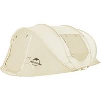 NatureHike挪客户外全自动免搭建手抛式自动帐篷 3-4人速开帐篷户外露营防风防雨 3-4人手抛式自动帐篷-奶黄色