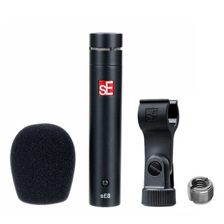  SE 拾音录音直播 小振膜乐器麦克风+艾肯uports 4 dyna